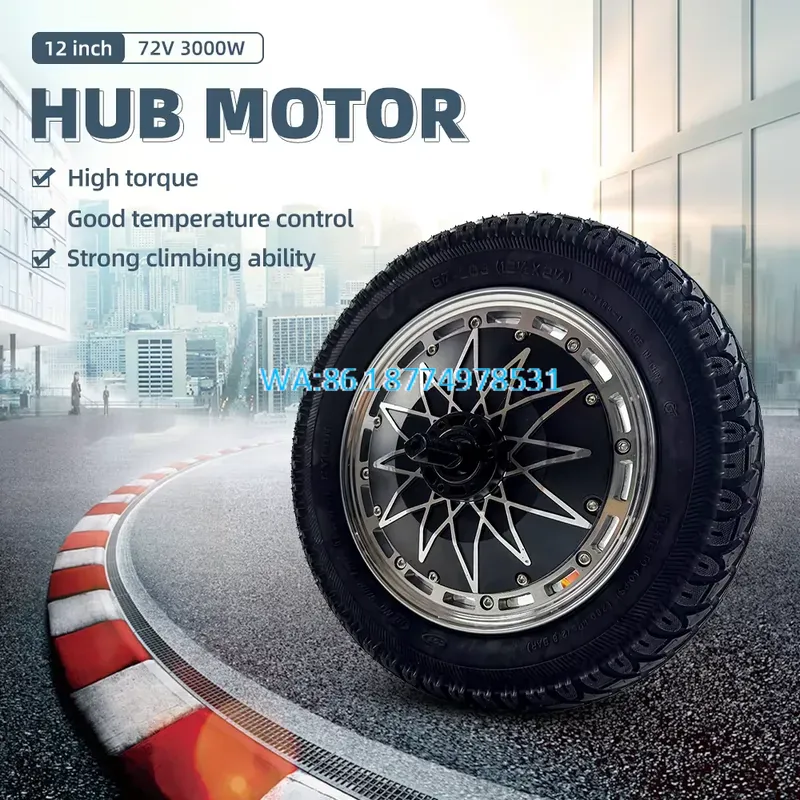 Wmwmnu for 12 Inch Bldc Hub Mo - огляд і ціна 5000W Hub Motor Kit 72V